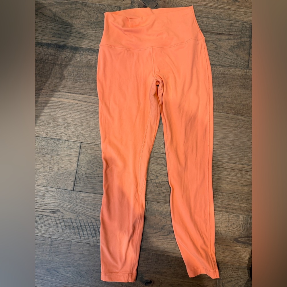 Lululemon Vibrant Peach Leggings